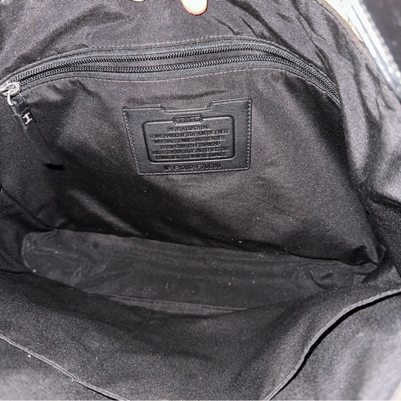 Coach Varick Nylon/ Leather Crossbody Messenger Bag 
 No. F1282-F70680 - Picture 11 of 12